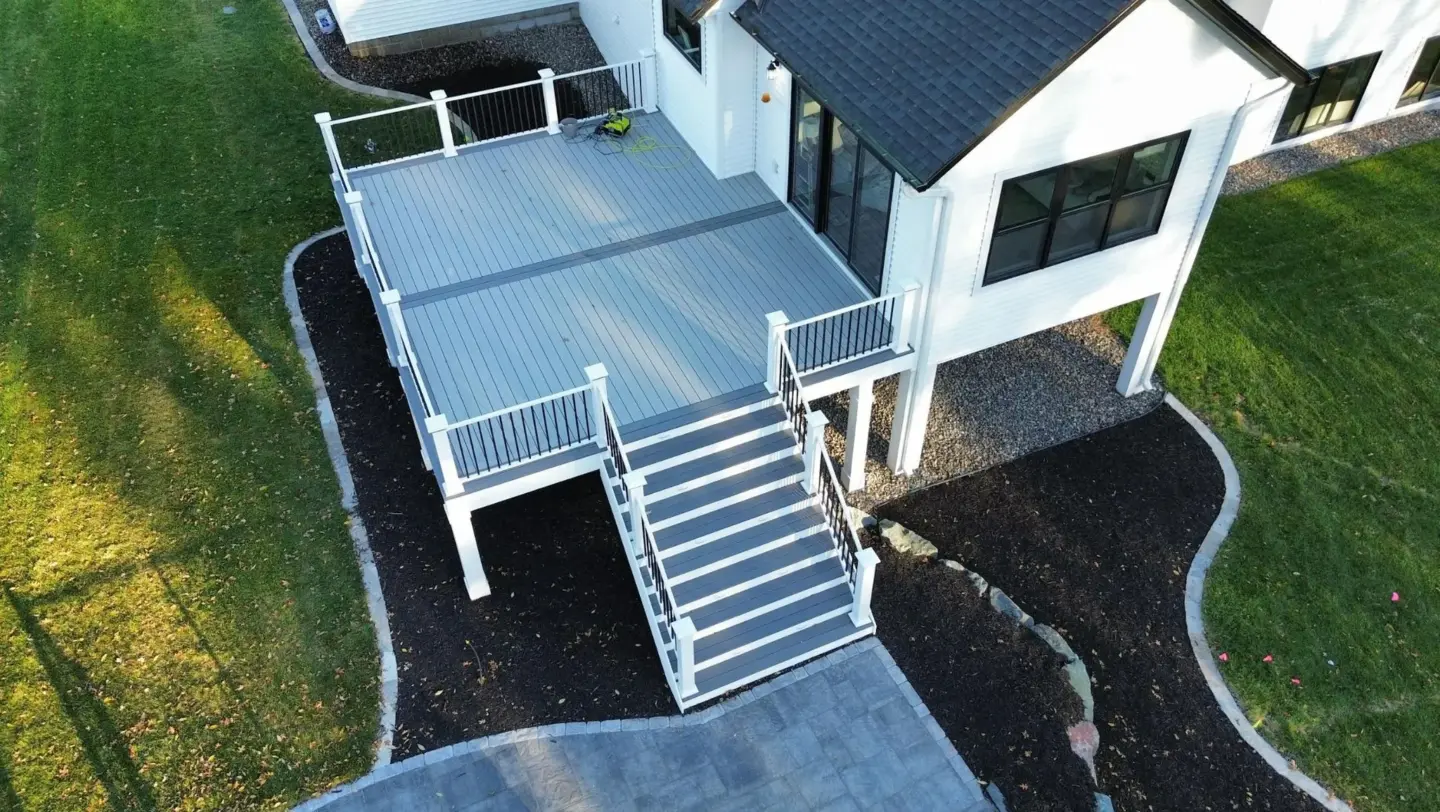 Clean house with a beautiful deck