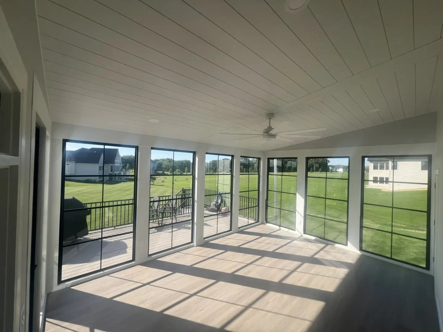 Clean porch installation